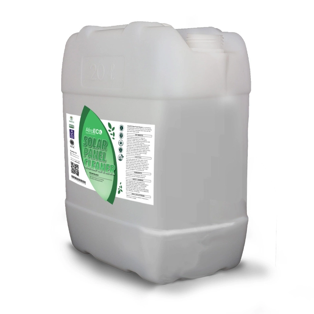 AfroECO Solar Panel Cleaner 20L – Eco-Friendly Streak-Free Cleaning Solution
